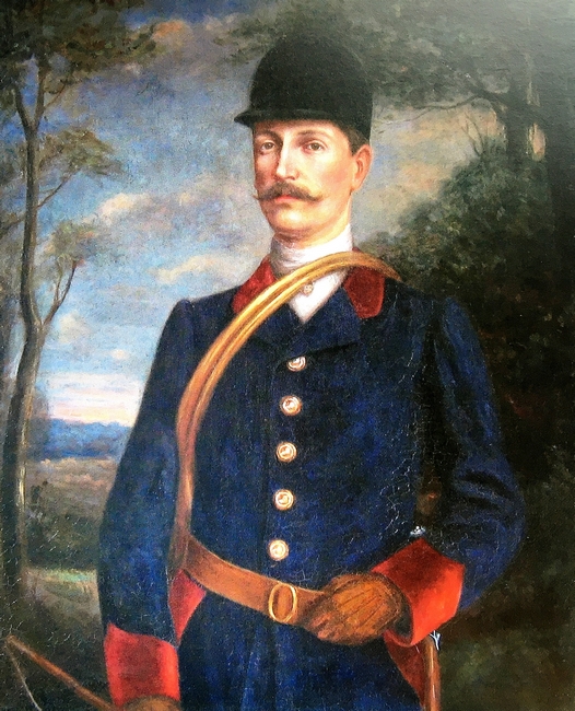 Honoré Guyot en 1903 peint par son frère Emile - Archives de l'équipage